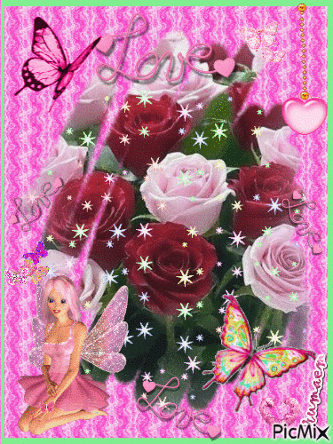 pink rosa - Animovaný GIF zadarmo