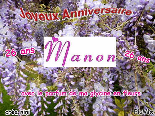 Anniversaire Manon 26 Ans Mai 15 Picmix