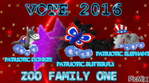 VOTE 2016 - Gratis animerad GIF