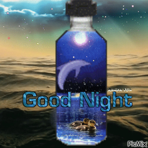 GOOD NIGHT - Bezmaksas animēts GIF
