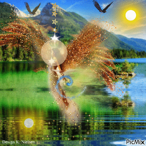 Angel Power The Forces Of Nature - GIF animé gratuit