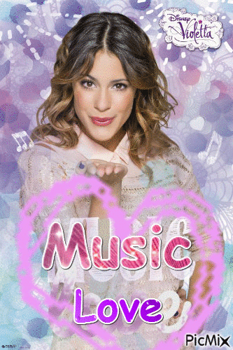 Violetta: Music Love - Δωρεάν κινούμενο GIF