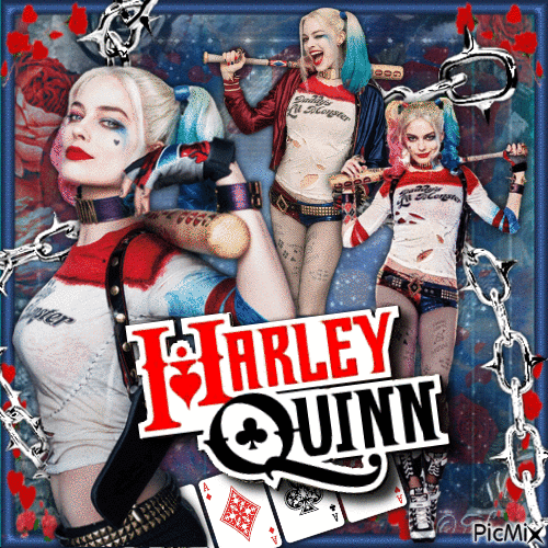 Harley Quinn - GIF animado grátis