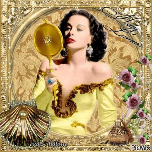 Hedy Lamarr - Kostenlose animierte GIFs