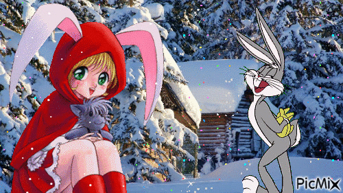 Зима - GIF animado grátis