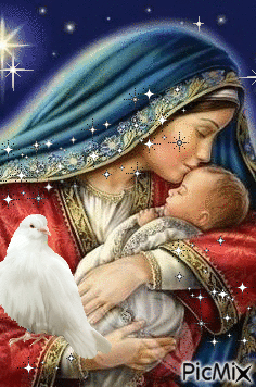 Virgen y madre - GIF animate gratis