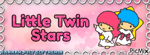 {{Little Twin Stars - Banner}} - Free animated GIF