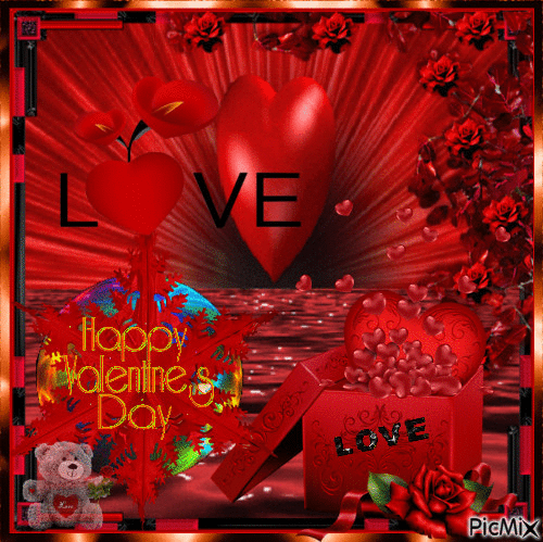 Valentine Love - GIF animé gratuit