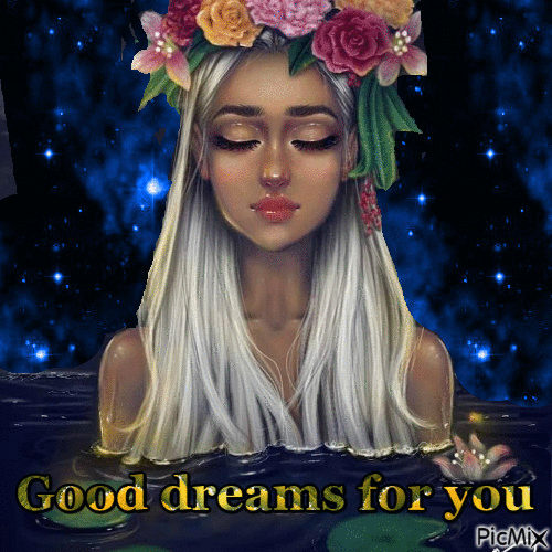 Good dreams for you - GIF animate gratis