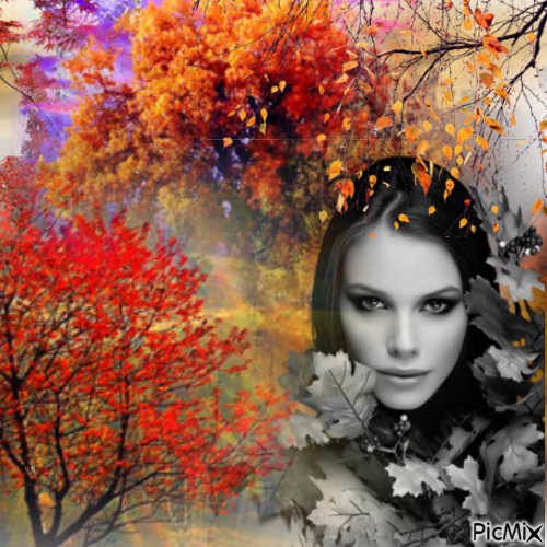 FEMME IN AUTUMN - 無料png