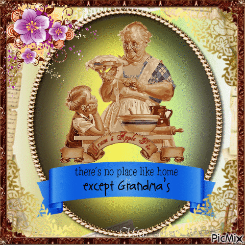Grandma's Pie ... Yummy - Gratis animerad GIF
