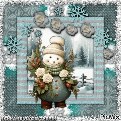 }{Cute Snowman}{ - GIF animasi gratis