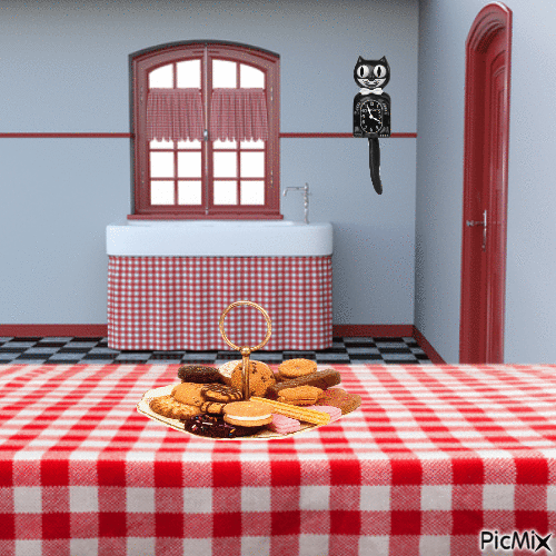 Plate of cookies - Бесплатни анимирани ГИФ