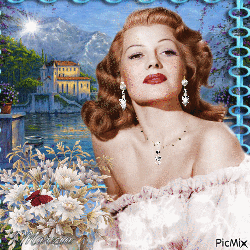 Rita Hayworth - Bezmaksas animēts GIF