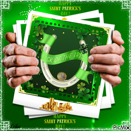 17. March. Happy St. Patricks Day 25 - Бесплатный анимированный гифка