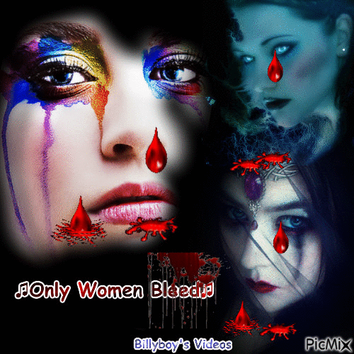 Only Women Bleed - Gratis animeret GIF