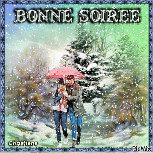 BONNE SOIREE 30 12 - Бесплатный анимированный гифка
