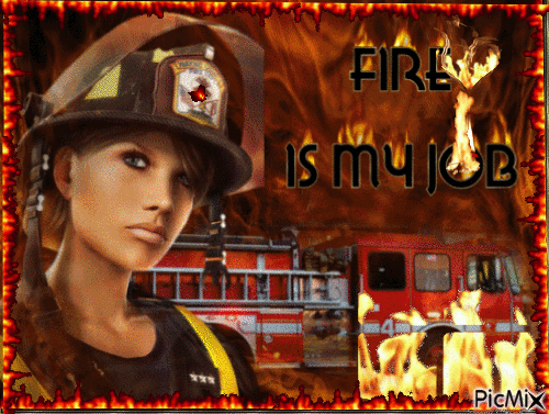 Firefighters - GIF animé gratuit