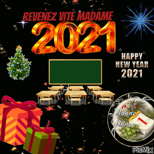 Voeux Adam 2021 - Free animated GIF
