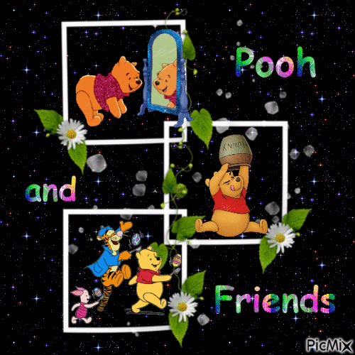 Winnie Pooh - Ilmainen animoitu GIF