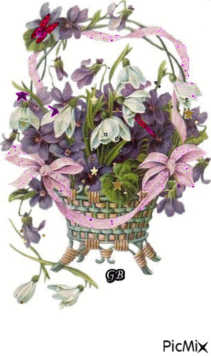 Blumenkorb - Ingyenes animált GIF