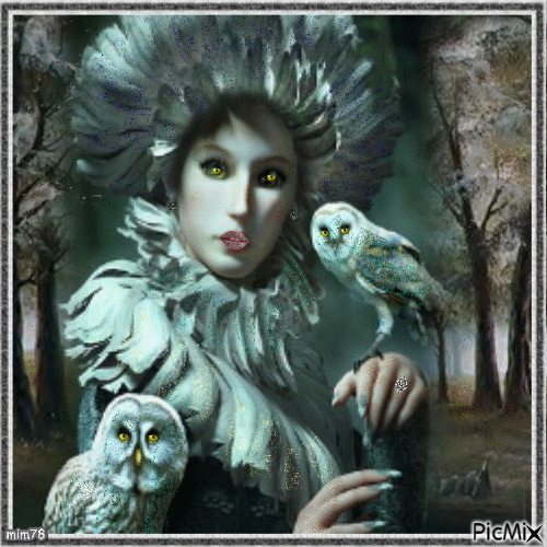owl princess - Ingyenes animált GIF