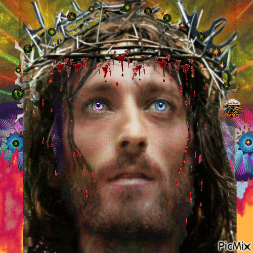 Gesù Volto Santo Immolato - GIF animasi gratis