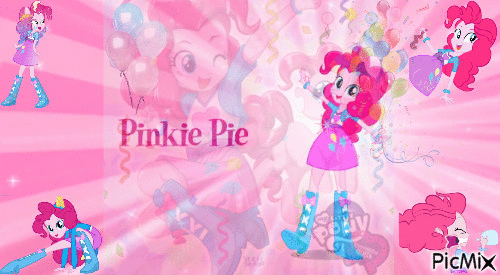 pinkie pie equestria girls - Zdarma animovaný GIF