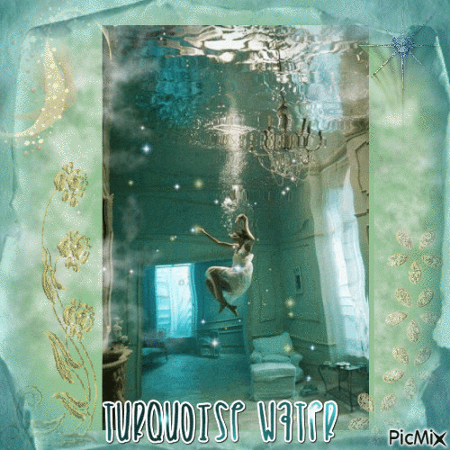 Turquoise water - Ingyenes animált GIF