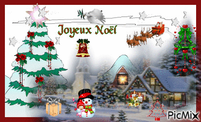Joyeux Noël - Ücretsiz animasyonlu GIF