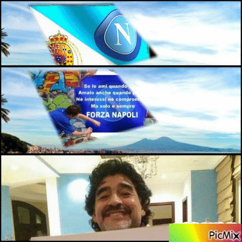 Forza Napoli - Δωρεάν κινούμενο GIF