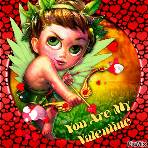 You are my Valentine - Free animated GIF