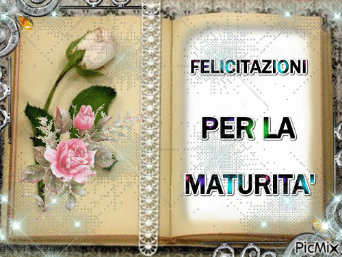 FELICITAZIONI PER LA MATURITA' - Бесплатный анимированный гифка