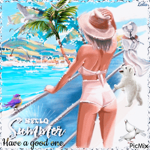 Hello Summer... Have a good one. - GIF animate gratis