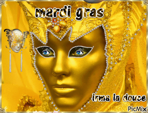 Mardi gras - GIF animado grátis