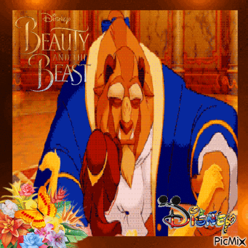 Disney Beauty and the Beast - Бесплатный анимированный гифка