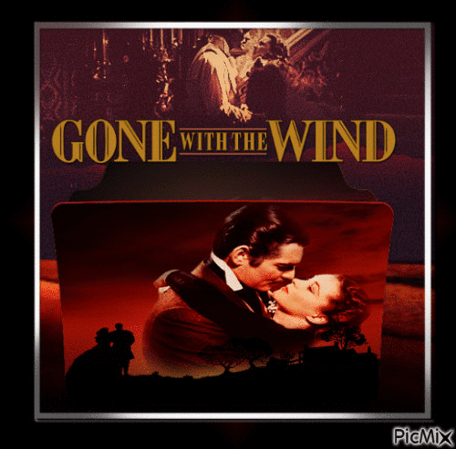Gone with the wind - GIF animado grátis