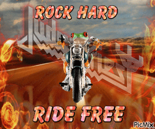 Rock Hard Ride Free - GIF animé gratuit