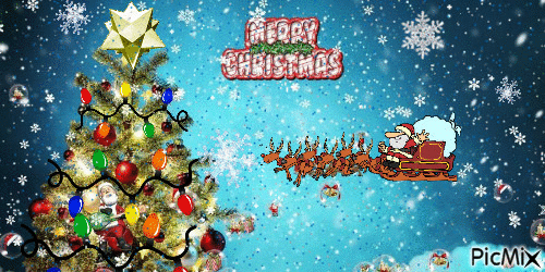 Merry Christmas - GIF animado grátis