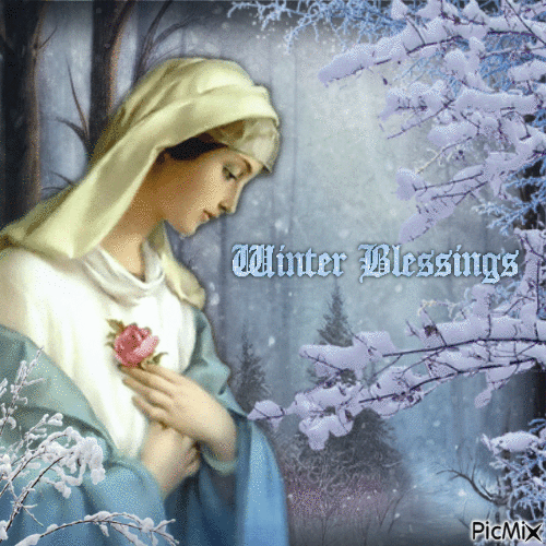 Winter Blessings - Ingyenes animált GIF