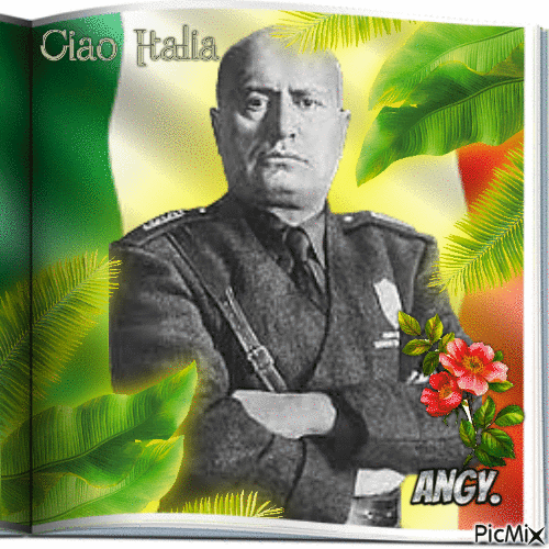 Benito Amilcare Andrea  Mussolini - GIF animado gratis