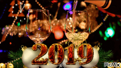 HAPPY NEWW YEAR - Безплатен анимиран GIF