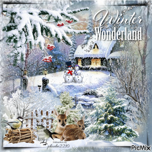 Winter Wonderland - GIF animado grátis