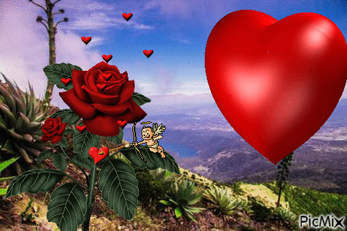 Heart and Love - Gratis animeret GIF