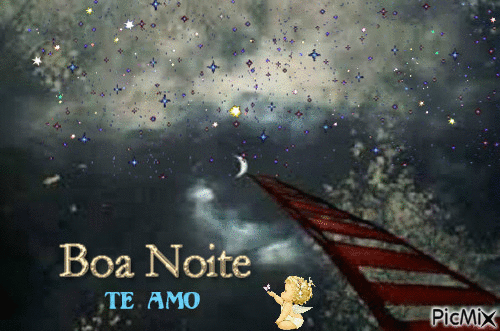 Boa noite Amor - Бесплатный анимированный гифка