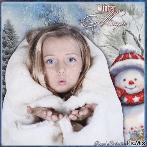 Concours : Enfant en hiver - Gratis animerad GIF