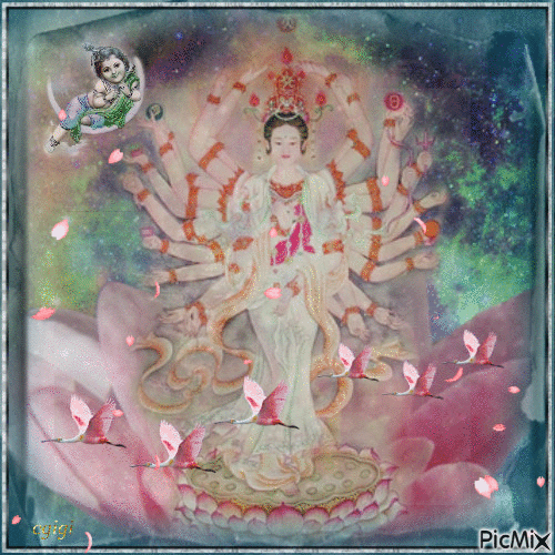 Avalokiteshvara - Nemokamas animacinis gif