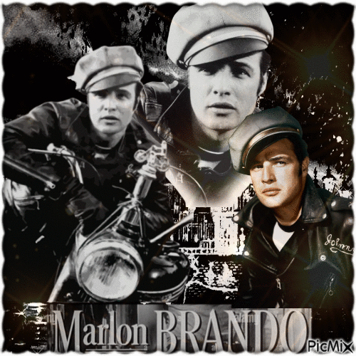 Marlon Brando - Бесплатный анимированный гифка