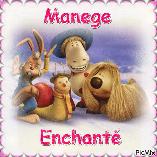 Manege Enchanté - GIF animé gratuit