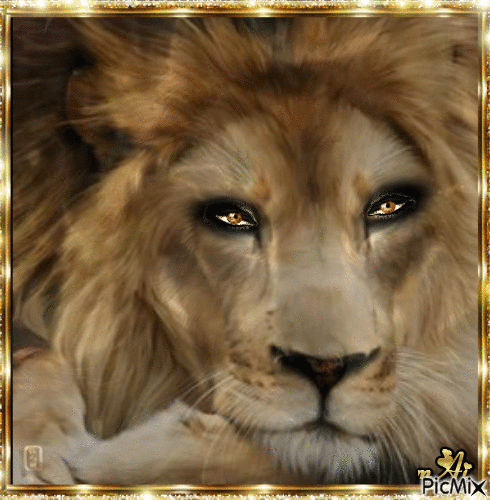 Concours "Le lion" - GIF animé gratuit